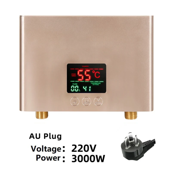 110V/220V Instant Water Heater 3000W/5500W Wall-Mounted Electric Heaters for Bathroom Hot Water Shower and Home Kitchen Heating - Afbeelding 20